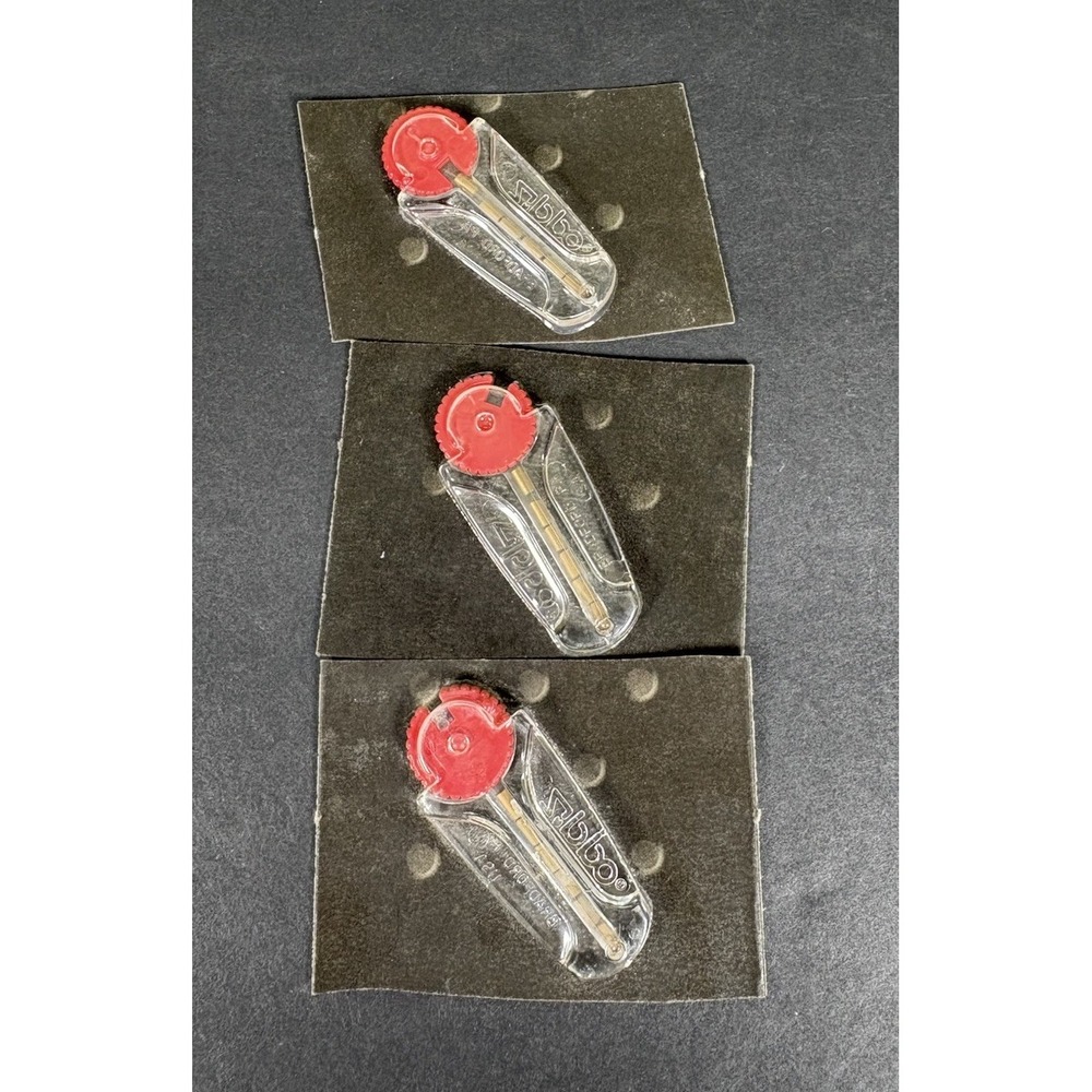 Vintage Genuine Zippo Flint Dispensers Lot Of 3 Replacement Flints NOS